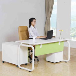 辦公家具現代時尚簡約板式大班臺老板桌椅組合主管總裁桌特價